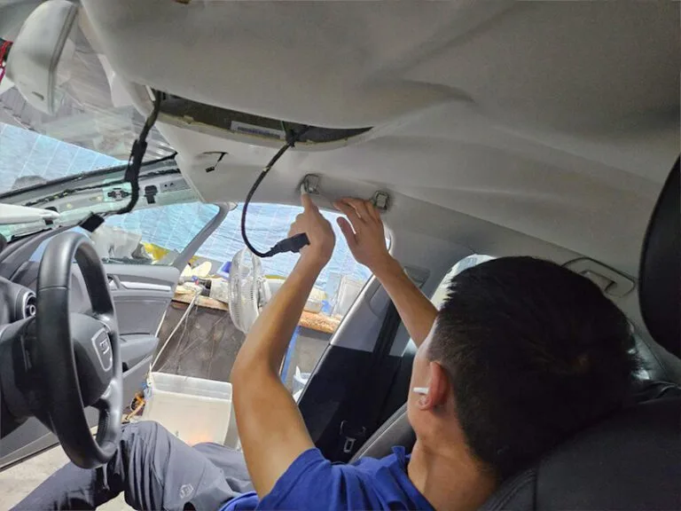 Car roof lining repair Singapore