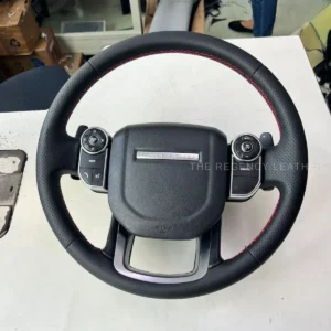Range Rover Sport HSE perforated Nappa leather steering wheel wrap in Singapore
