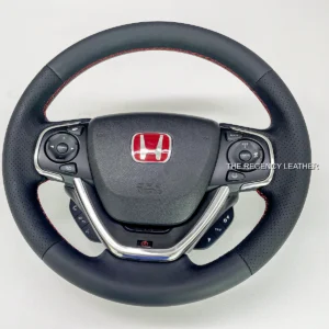 Honda Freed GB7 perforated Nappa leather steering wheel wrap