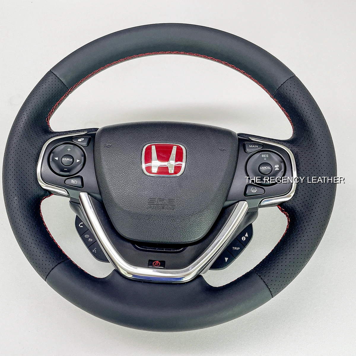 Honda Freed GB7 perforated Nappa leather steering wheel wrap