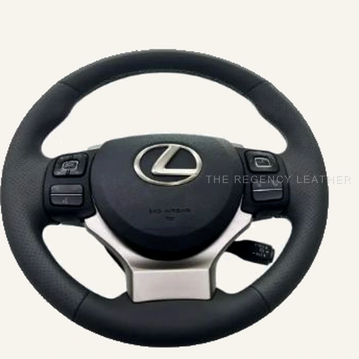 Lexus NX200t perforated Nappa leather steering wheel wrap in Singapore