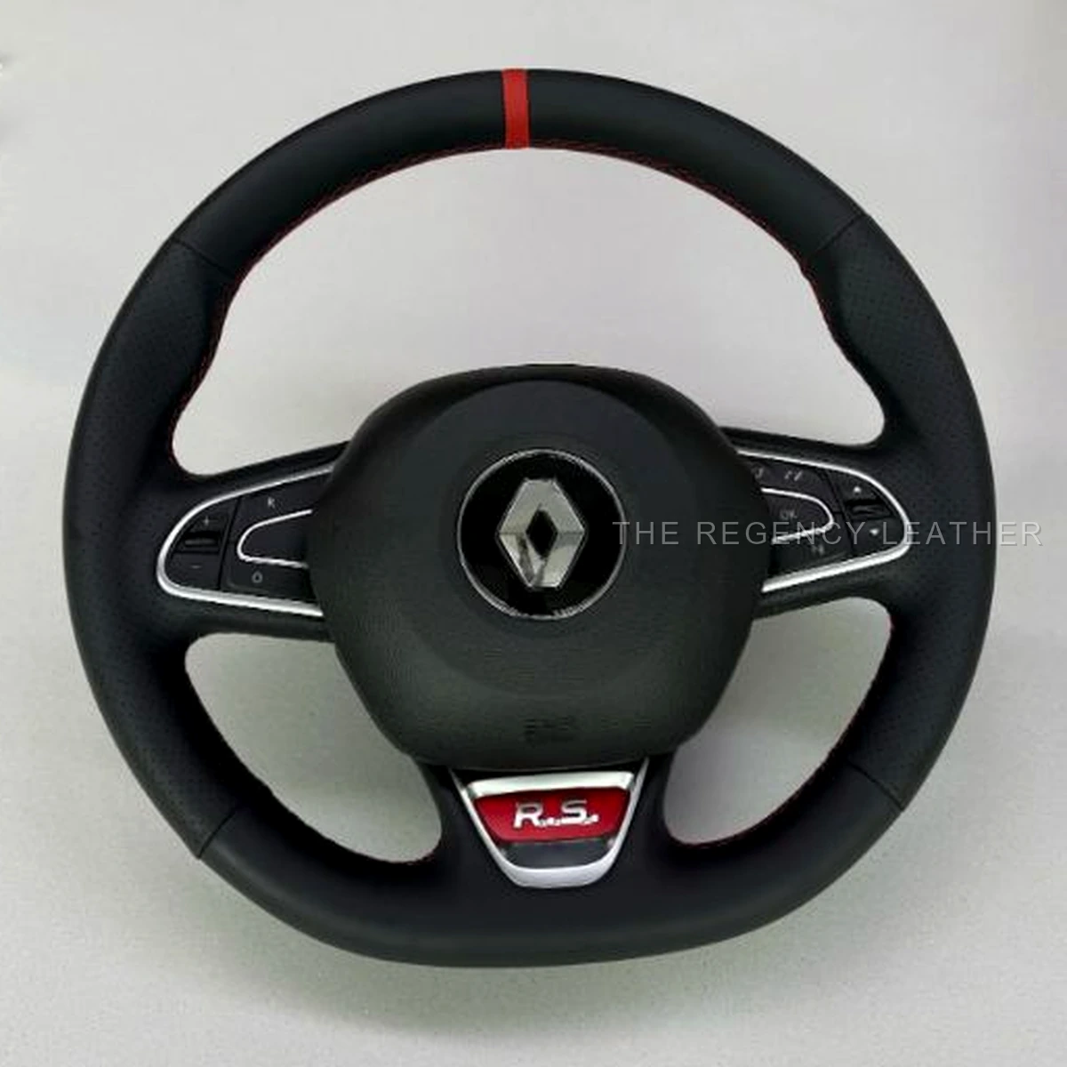 Renault Megane custom steering wheel leather wrap in Singapore