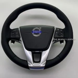 Volvo S60 custom steering wheel leather wrap in Singapore